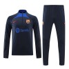 Barcellona Quarter Zip Navy Felpe da Allenamento 2022-23 per Uomo